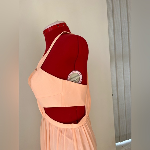BCBGeneration Peach Cutout Dress - Picture 5 of 14